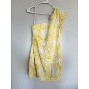 Lilly Pulitzer Women's Floral One Shoulder Dress Sz 2 Tropical Florida Vacation